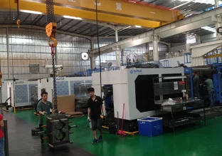 Injection molding workshop display