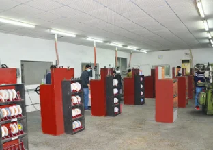 Grinding workshop display